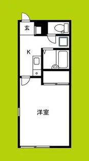 メゾン・ド・ルピナス【1階】の間取り