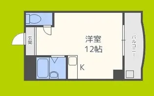 アンヘルム杭全【6階】の間取り