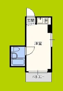 サンプラザ京橋【3階】の間取り