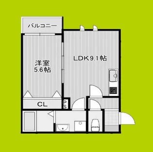 LE COCON【2階】の間取り