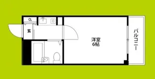 ロイヤルハイツ住吉【2階】の間取り