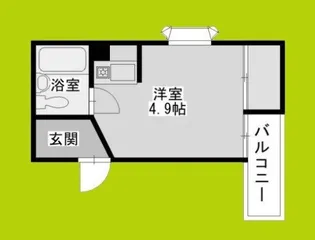 シティヒル【3階】の間取り
