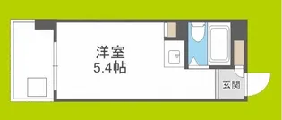 パークサイド上本町駅前【7階】の間取り