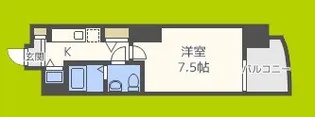 アドバンス上町台グレイス【8階】の間取り