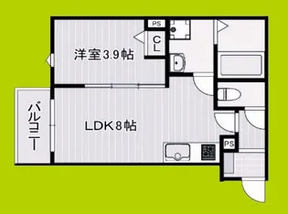 kit石橋阪大前【2階】の間取り
