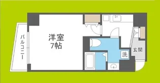 エグゼ阿倍野【4階】の間取り