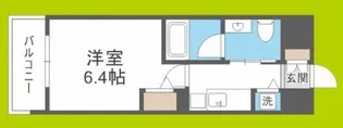 ファーストフィオーレ難波ウエスト【10階】の間取り