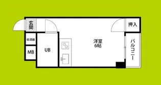 ジョイフル西船場【4階】の間取り
