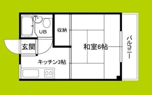 マルタマハイツ【2階】の間取り