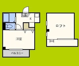 Paffしまや【3階】の間取り
