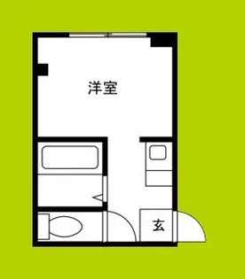 富士マンション【1階】の間取り