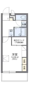レオパレススリーアローズ【3階】の間取り