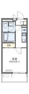 レオネクスト日新大阪【4階】の間取り