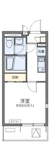 レオネクスト日新大阪【4階】の間取り