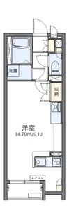 レオネクストリベルタス育和【2階】の間取り