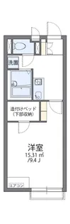 レオネクスト学園前【2階】の間取り