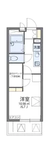 レオパレス森ノ宮中央【2階】の間取り