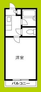 カーサ東住吉5【2階】の間取り