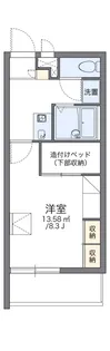 レオパレスプレミール 今川【1階】の間取り