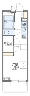 レオパレス金仙寺湖二号館【2階】の間取り