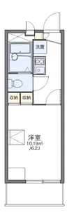 レオパレス樹【3階】の間取り