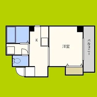 八幡ハイツ【3階】の間取り
