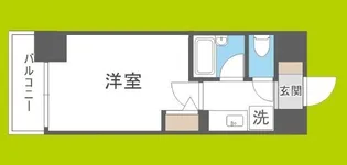 エスリード大阪城北【5階】の間取り