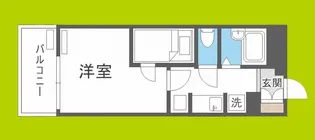 プロスパーコート鶴橋【2階】の間取り