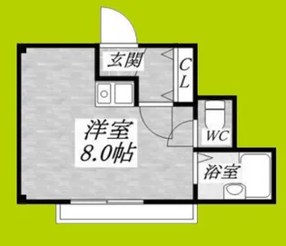 グローリ林寺【2階】の間取り