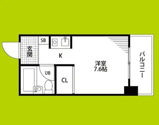 トップヒルズ森之宮【6階】の間取り