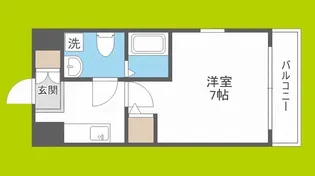 TOYOTOMI STAY Premium難波桜川I【4階】の間取り