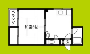 ルールマンション【4階】の間取り
