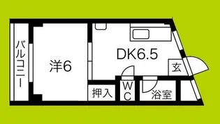 シャトー77【5階】の間取り