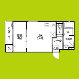 アムールシトラス【2階】の間取り