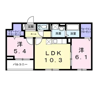 マーレ【2階】の間取り