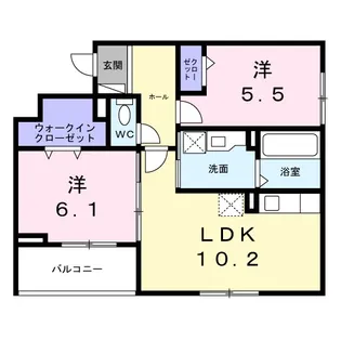 マーレ【2階】の間取り