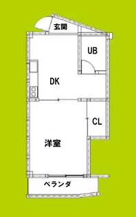 岩本マンション【4階】の間取り