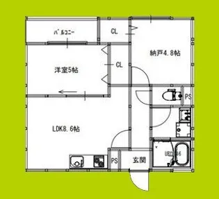 EIJU蒲生4丁目【3階】の間取り
