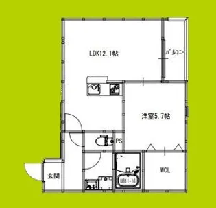 EIJU蒲生4丁目【2階】の間取り