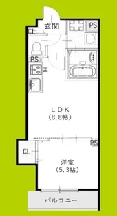 ラモーナ半田【1階】の間取り