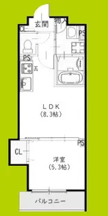 ラモーナ半田【2階】の間取り