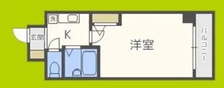 エスリード梅田東【6階】の間取り