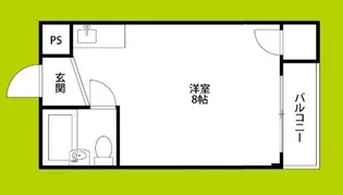 キングスアベニュー流町B棟【2階】の間取り