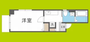 シーガルハイツ心斎橋EAST【2階】の間取り