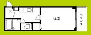 カーサ東住吉5【4階】の間取り