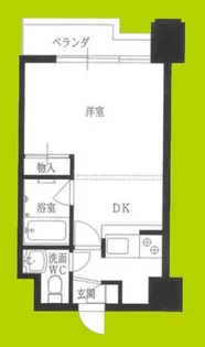 ディアコート【4階】の間取り