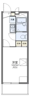 レオパレス三都【2階】の間取り