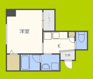 HERITAGE夕陽丘【9階】の間取り