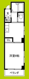 ハニーパーク【3階】の間取り