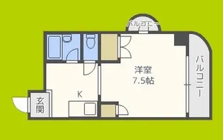 メゾン住吉弐番館【5階】の間取り